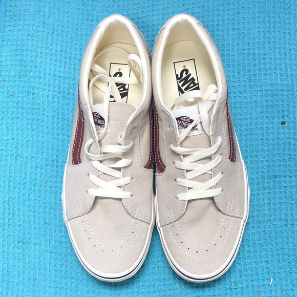 Vans Sk8 Low Sport Pop Port Gray and Port Royal Low Top Sneakers - Picture 5 of 6